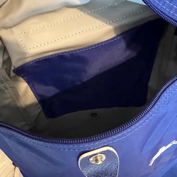 Longchamp Le Pliage Club Nylon Backpack in Cobalt Blue NWOTS! - Picture 10 of 10